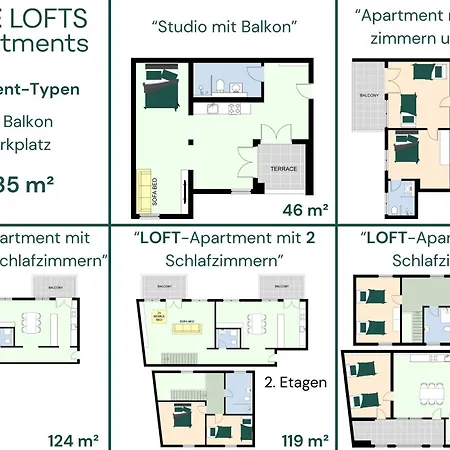 88 Qm - Exklusiv & Angebunden - Werse Loft By Youpartments شقة